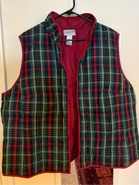 Pendleton Reversible Plaid Quilted Vest